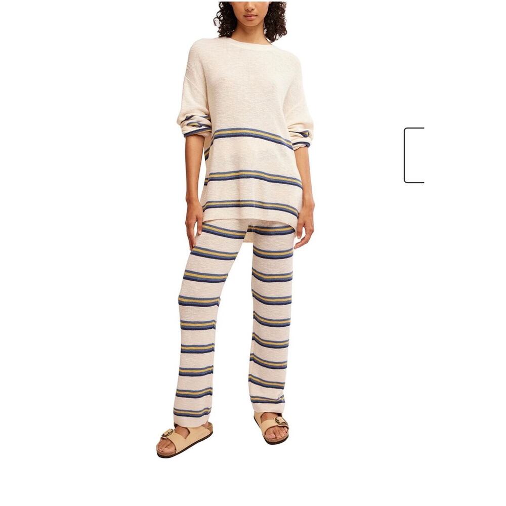 Free People Beach Mariner Stripe Knit Set SZ  XS